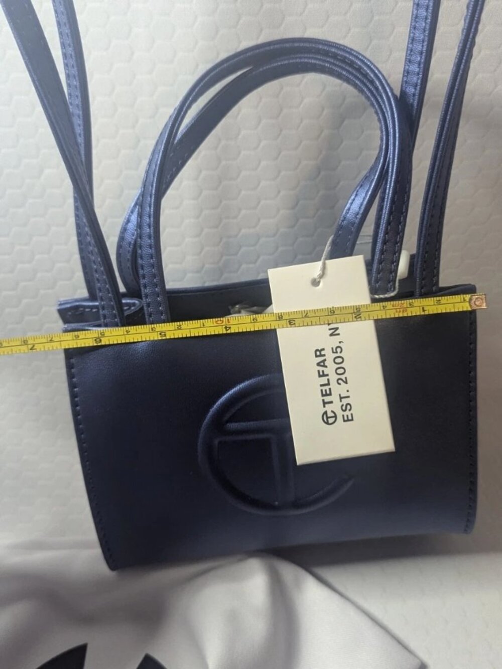 Small Blue Telfar Tote